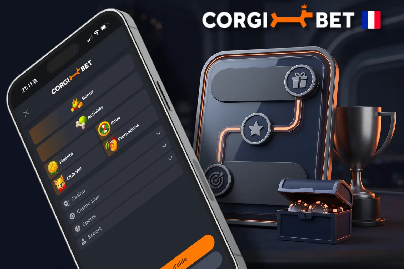 Gamification et récompenses sur Corgibet Casino