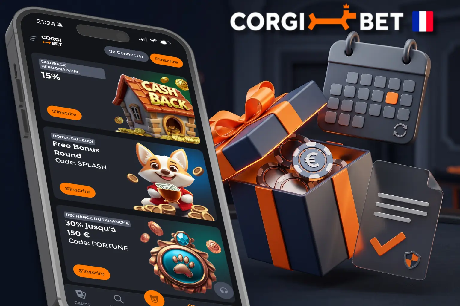 Offres promotionnelles et bonus sur Corgibet Casino