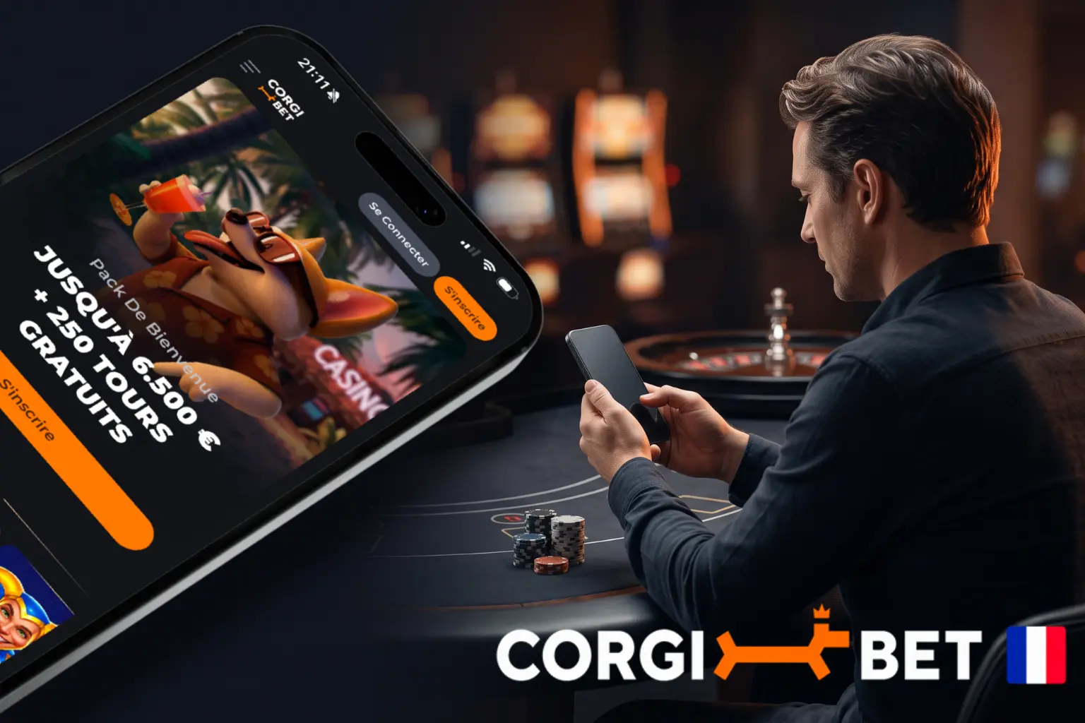 Installation de Corgibet sur Android et iPhone